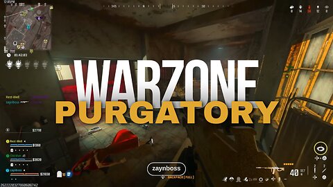 Call Of Duty Warzone Purgatory - When your weapon build is so good you just won't die