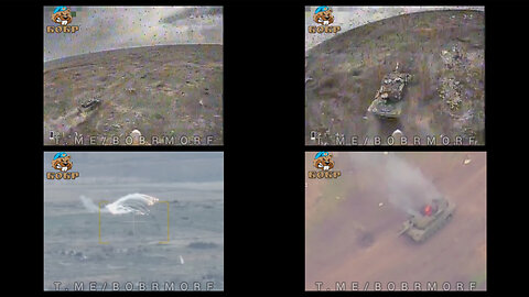 Zaporizhzhia area: Russian FPV drone burns another Leopard 2A tank