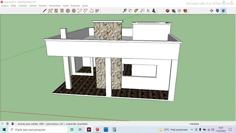 projeto 3d casa de 9om2 parte 2