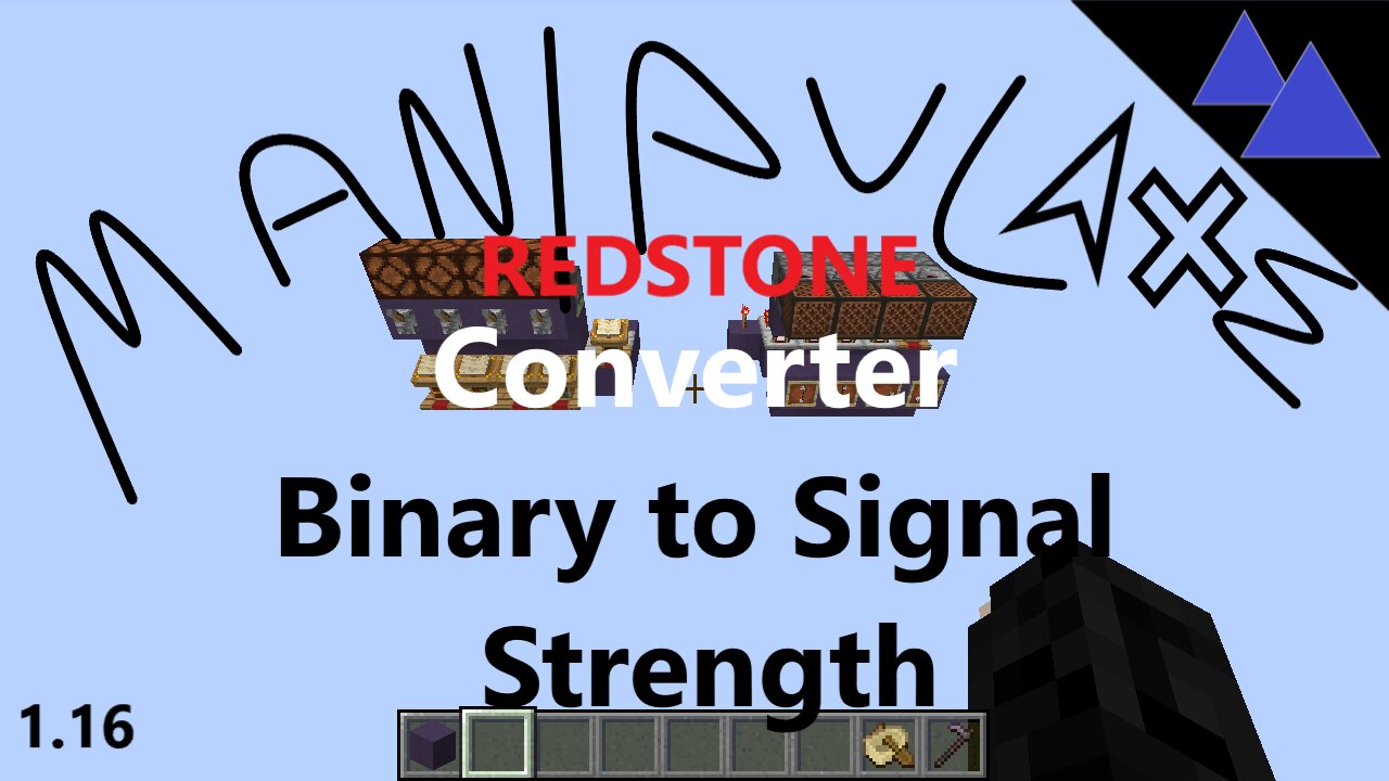 Manipulate Redstone - Binary to Signal Strength Converter 1.20