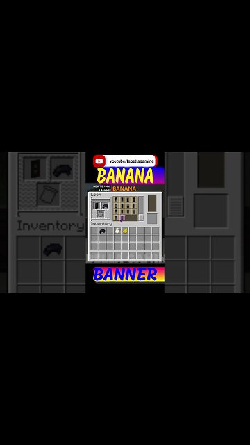 Banana Banner | Minecraft