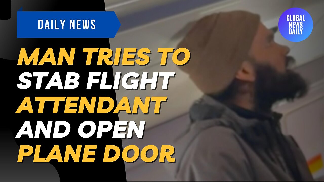 Man Accused of Trying to Stab Flight Attendant And Open Plane Door