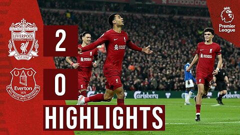 HIGHLIGHTS_ Liverpool 2-0 Everton _ Salah and Gakpo win the derby at Anfield!