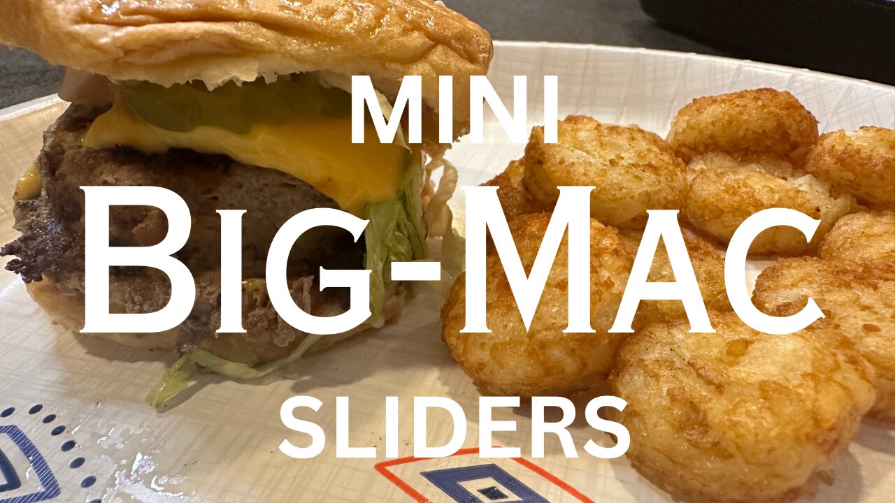 Mini Big-Mac Sliders #NationalSlidersDay
