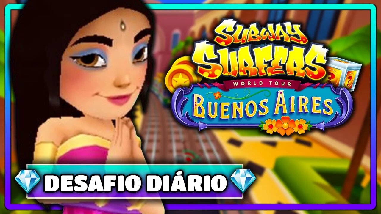 Subway Surfers Buenos Aires 2020 | Desafio Diário com a Mei Islander