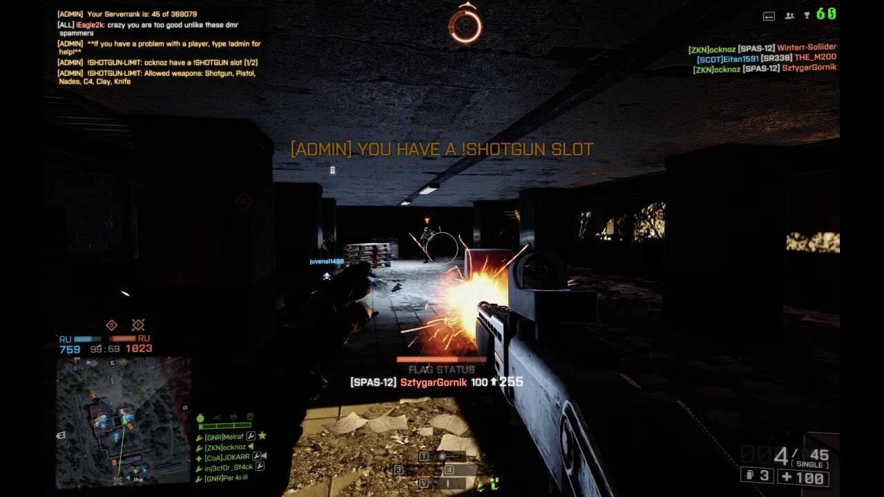 Battlefield 4: shotgun moment