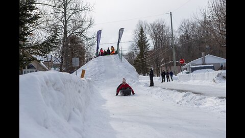 Glissade à Beauceville