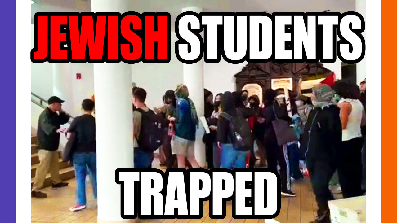 Jewish Students Cornered By Pro-Palestinian Students