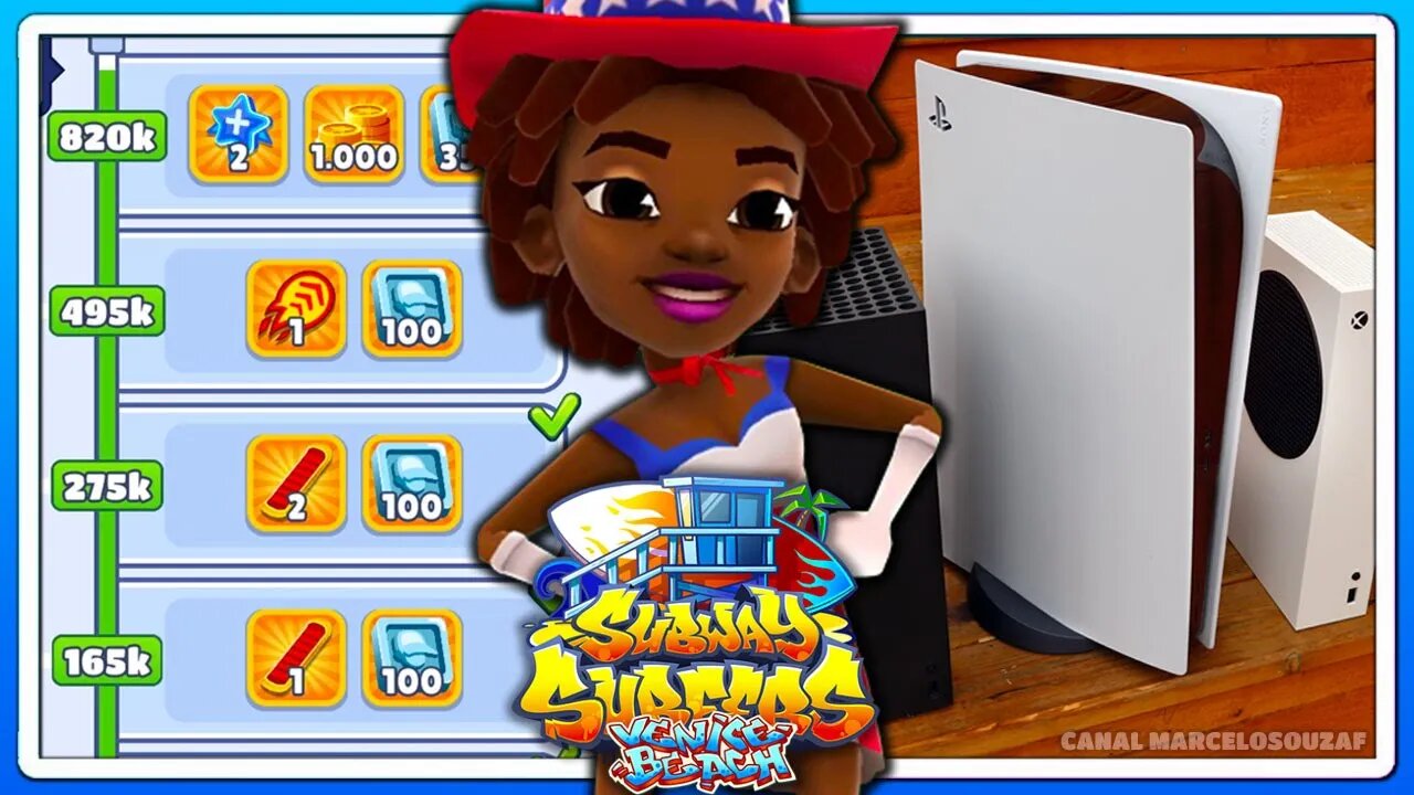 Subway Surfers Venice Beach 2021 | Console Mais Vendido na Black Friday | Recorde com Lauren Tally