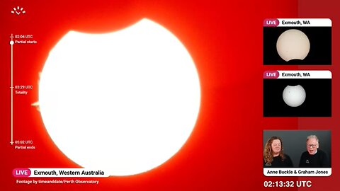 Australia 3:29 : 3:30 Solar Eclipse 20/04/2023