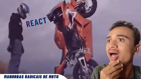 Reagindo Top Manobras Radicais de Moto