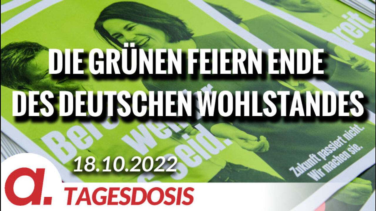 Die Grünen feiern das Ende des deutschen Wohlstandes | Von Thomas Röper