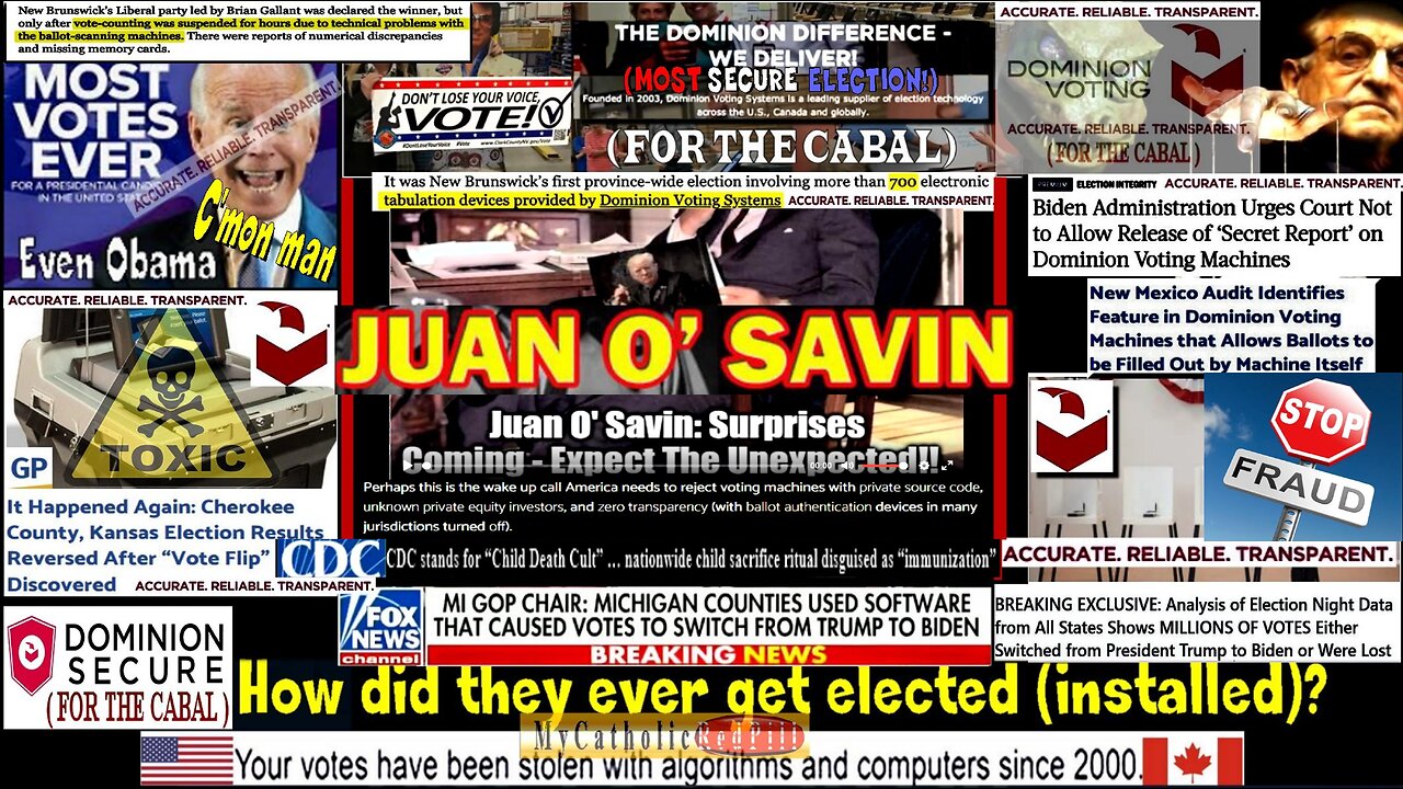 Juan O' Savin: Surprises Coming - Expect The Unexpected!!