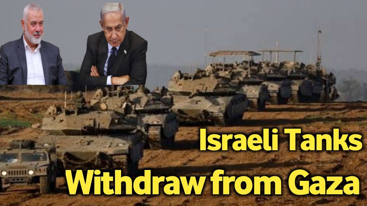 Israeli Tanks Withdraw from Gaza as Ceasefire Takes Effect