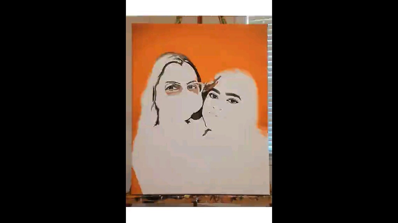 Painting Progression-Family Portrait #3