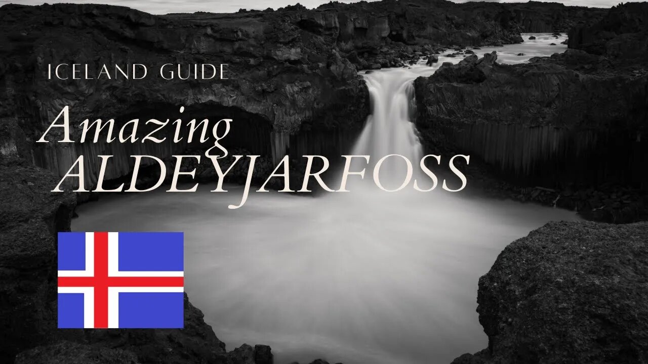 Amazing ALDEYJARFOSS Waterfall - Landscape Photography GUIDE In ICELAND