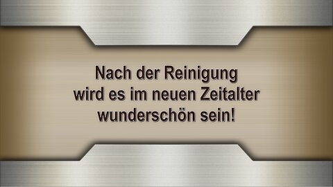 Nach der Reinigung wird es im neuen Zeitalter wunderschön sein!