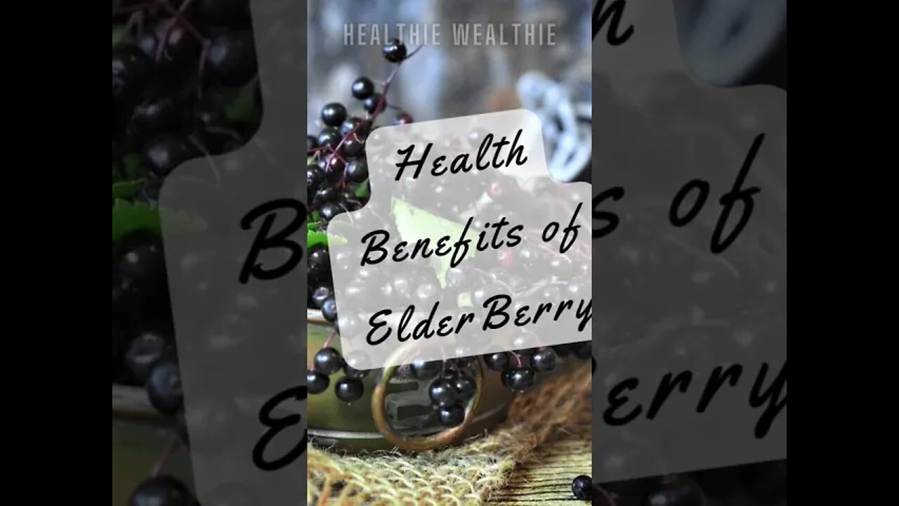 Elderberry Health Benefits You Need to Know || #healthy || #healthtips || #shorts