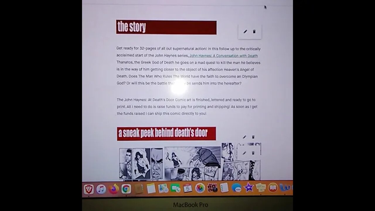 Working late on the John Haynes: At Death's Door #kickstarter! Coming Soon!