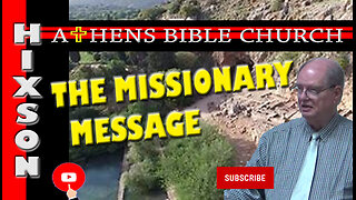 What is The Missionary Message | Philippians 1 | Athens Bible Church