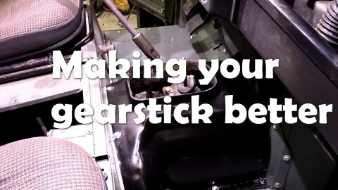 Defender gearstick modifications in the GM Defender and tidying your shaft