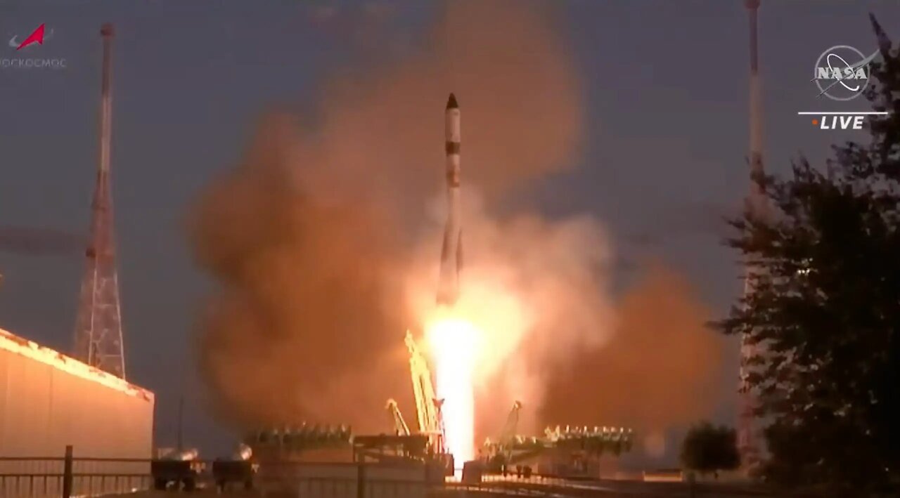 Expedition 69 progress 85 cargo ship launch from baikonur cosmodrome - August - 22 - 2023