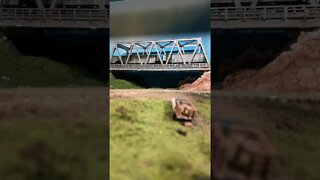 N Scale BNSF Mac leading a coal train