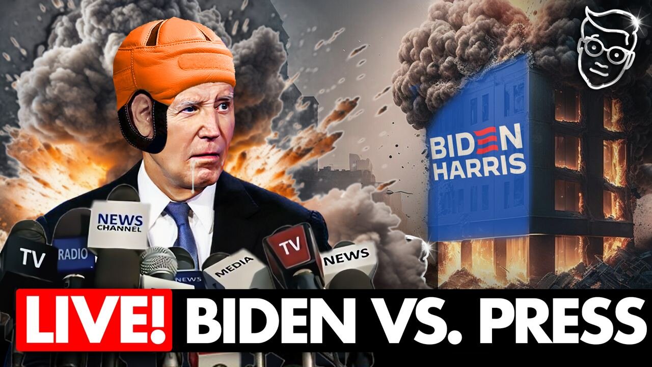 🚨 Joe Biden TRAIN WRECK Press Conference LIVE Right NOW | Come Laugh At Joe With Us...