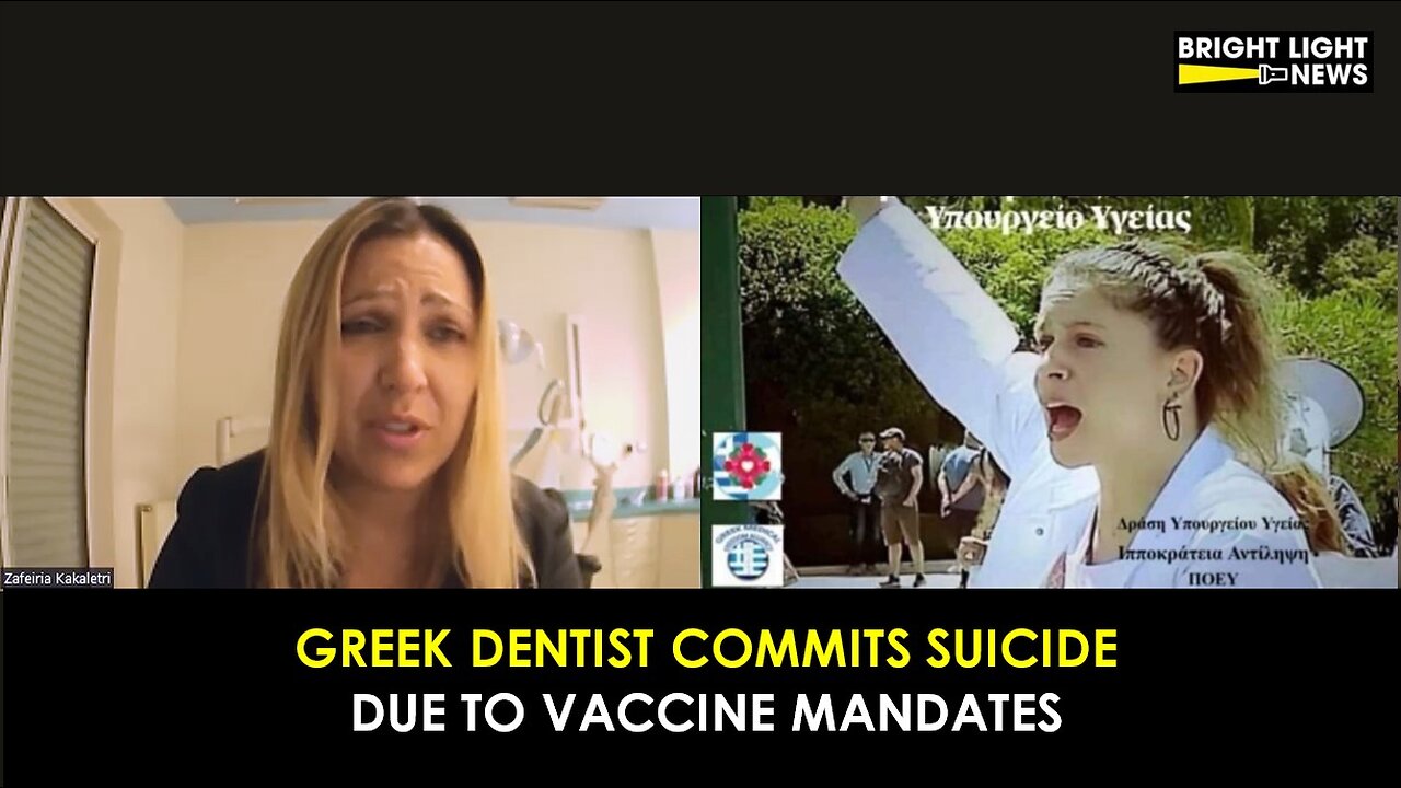 [INTERVIEW] Young Greek Dentist Commits Suicide Due to Vaccine Mandates