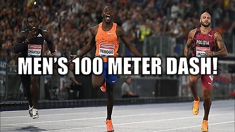 Men's 100 Meter Dash Was Crazy 2024 Diamond League Rome