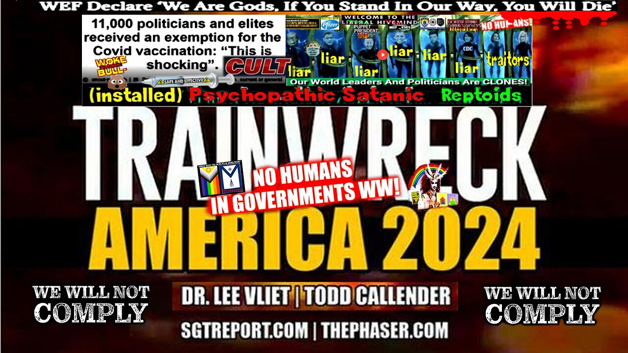 SGT REPORT - TRAINWRECK: AMERICA 2024 - Dr. Lee Vliet & Todd Callender (See Links in description)