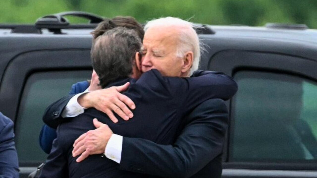 Joe Biden Hugs His Little Sonny Boy Hunter