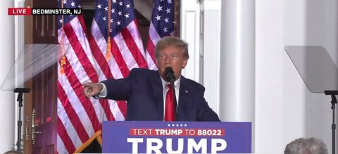 Donald J. Trump Delivers Remarks in Bedminster, NJ