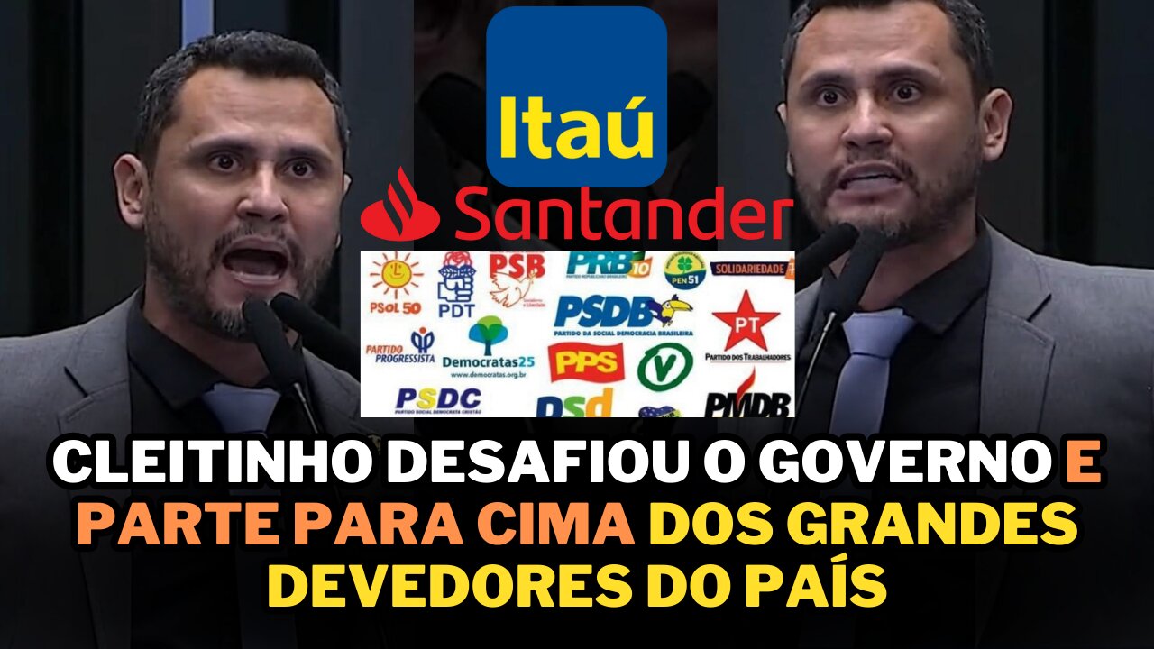 CLEITINHO AZEVEDO | O SENADOR QUE NÃO TEM MEDO E PARTE PARA CIMA DOS PEIXES GRANDES.