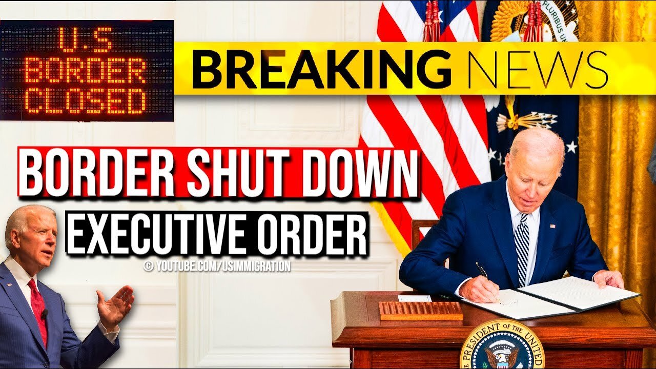 Bidens EXECUTIVE ORDER Closing US Border - Deportation, Entry Limits.. New Leaked info