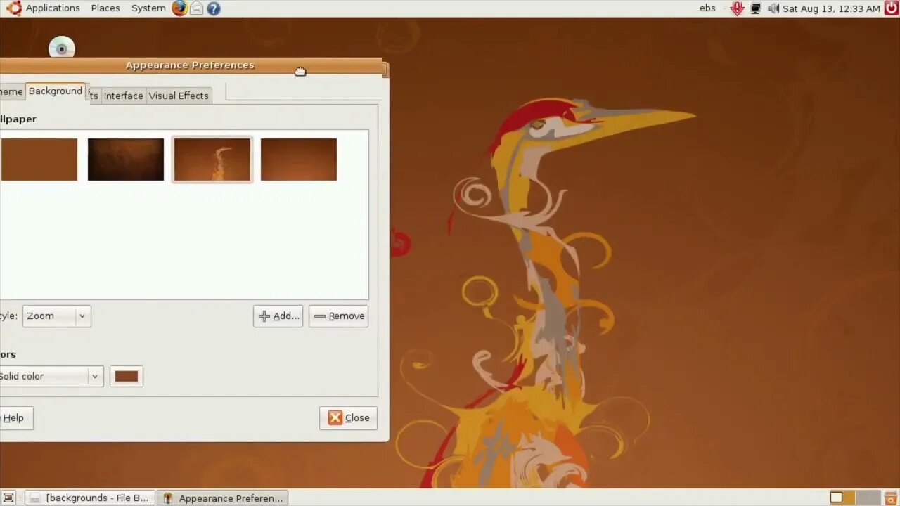 Science is cool - Ubuntu 8 looking back to our old office Linux OS