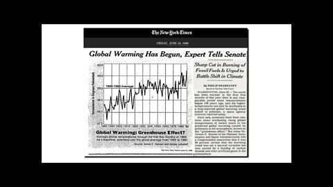 "Global Warming Has Begun"