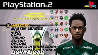 PES 2022 PS2 BRASILEIRÃO 100% ATUALIZADO NARAÇÃO GALVÃO BUENO EDITOR BY VILIMAR