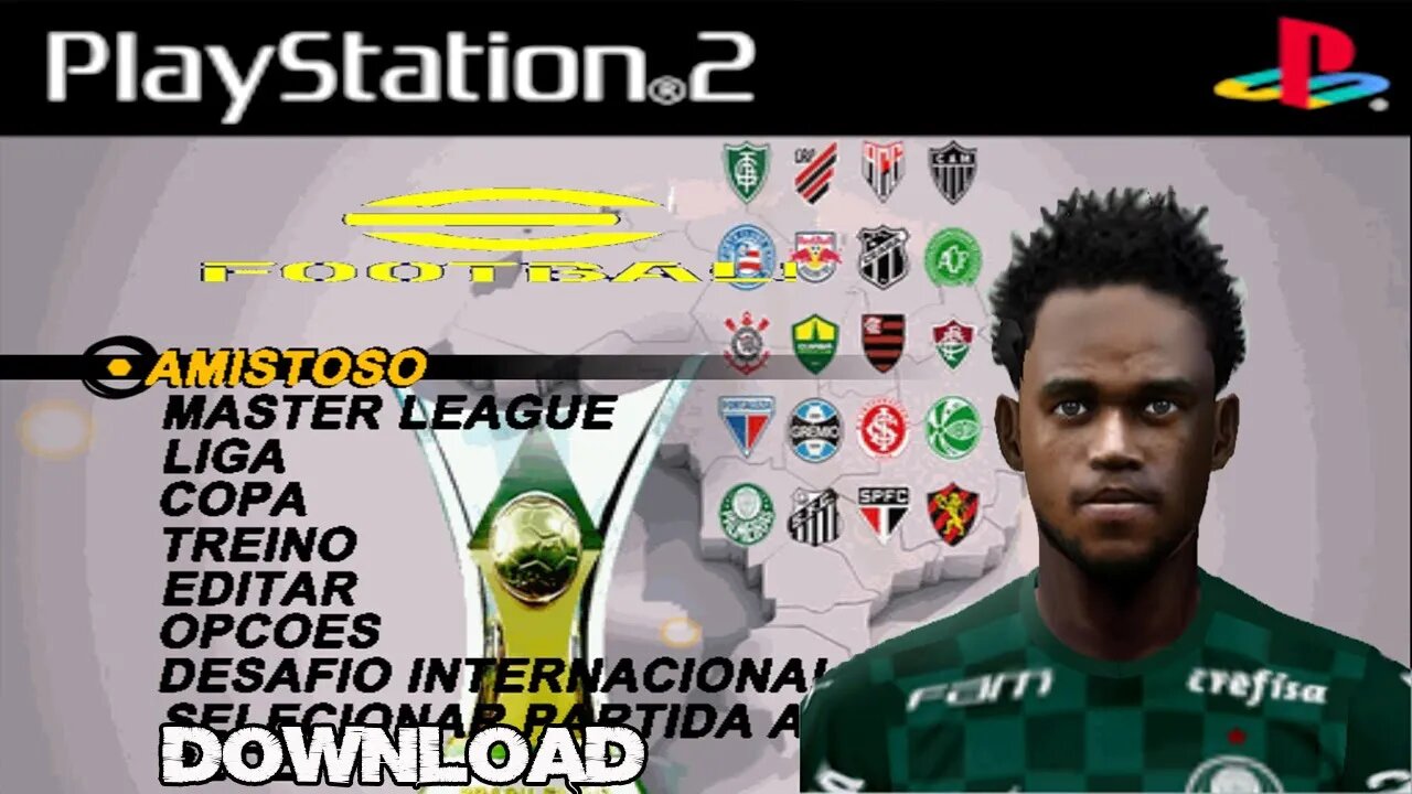 PES 2022 PS2 BRASILEIRÃO 100% ATUALIZADO NARAÇÃO GALVÃO BUENO EDITOR BY VILIMAR