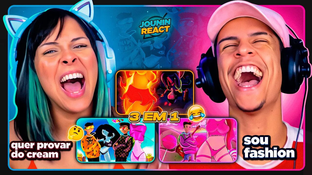 3 EM 1 - AKASHI CRUZ | Doce, On Fire & Iceberg ft. PeJota | [React em Casal] 🔥