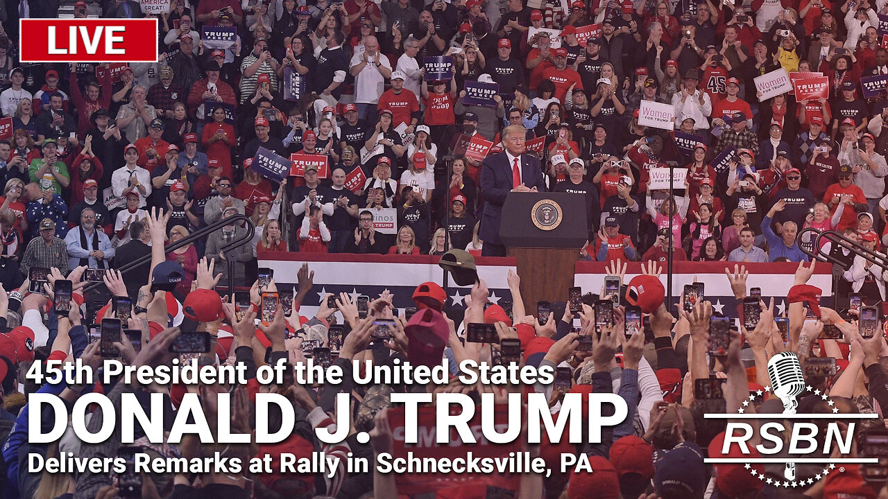 LIVE REPLAY: President Trump Delivers Remarks at Rally in Schnecksville, PA - 4/13/24