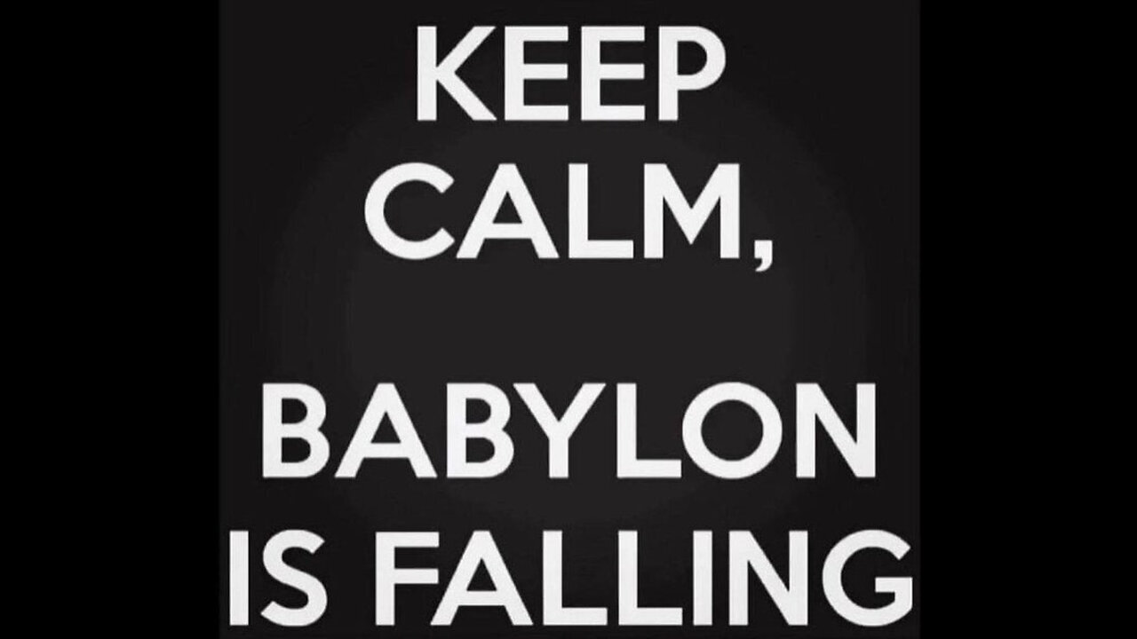 BABYLON HAS FALLEN THIS IS OUR WORLD EVICTON NOTICE