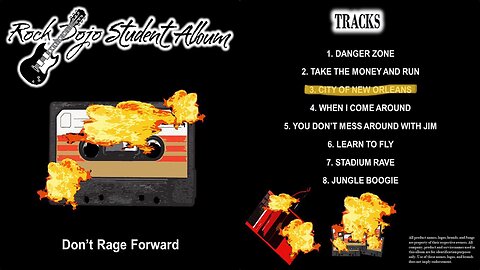 Rock Dojo: Student Album #34 "Don’t Rage Forward" Full album
