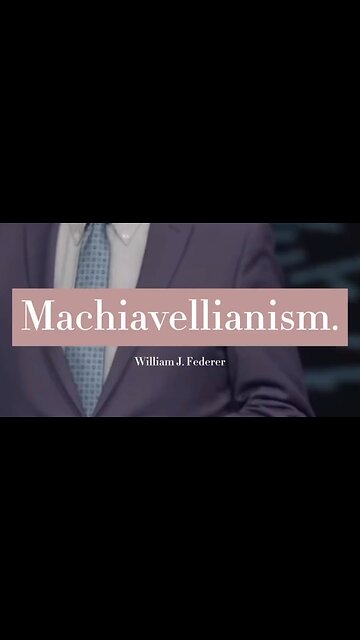 CREATE PROBLEM OFFER SOLUTION = MACHIAVELLIANISM