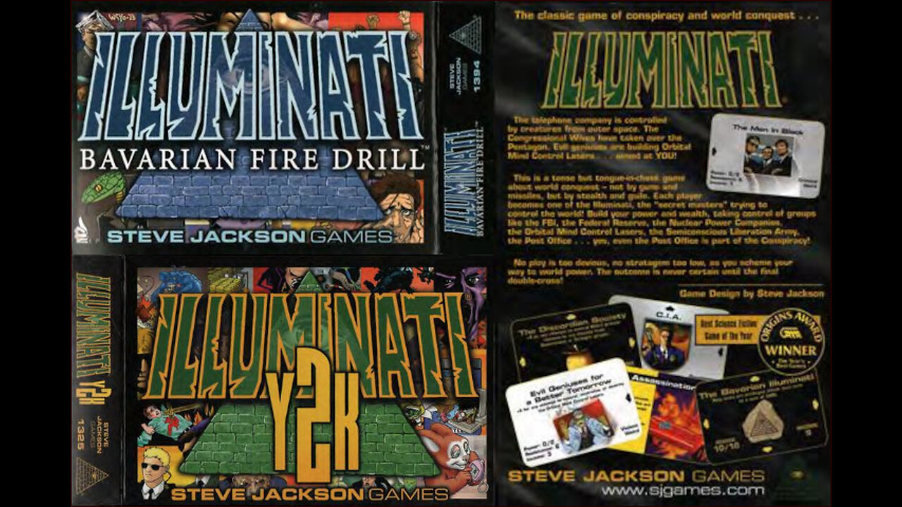 Illuminati Card Game - Y2K & Bavarian Fire Drill - Steve Jackson Games