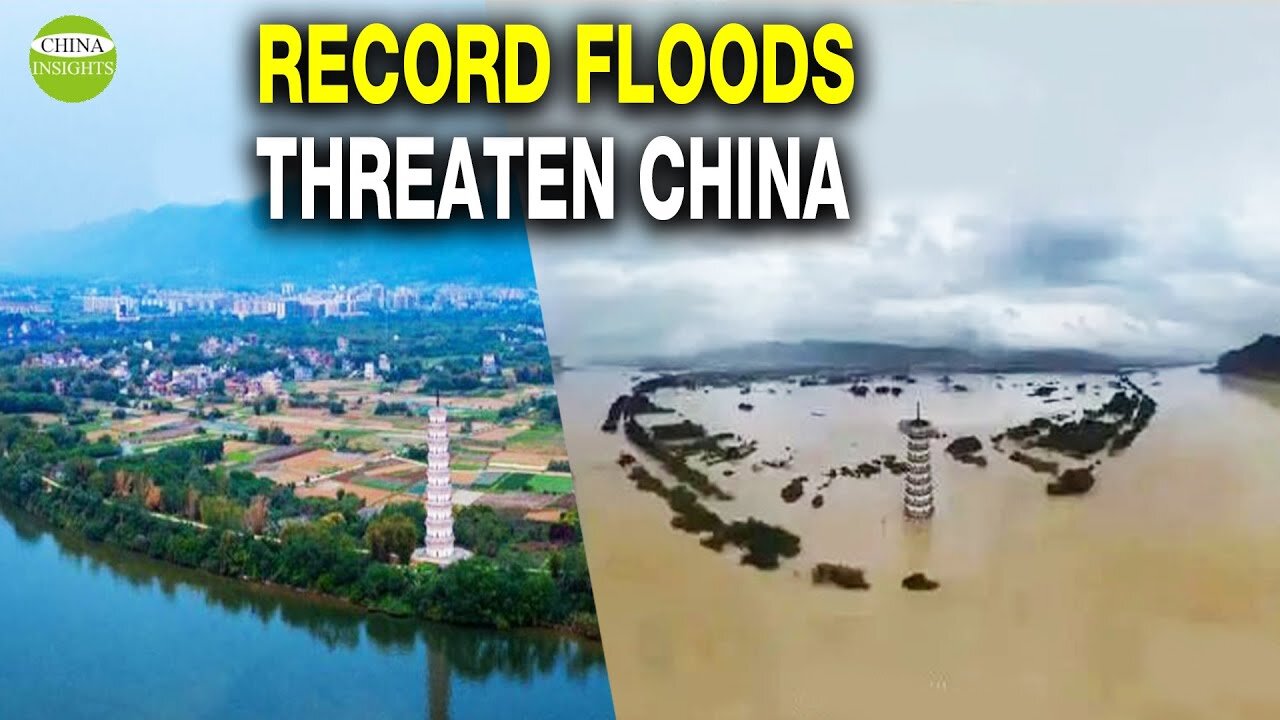 4-Storeys High Floods, NO warning for dam water release/10 provinces in southern China are flooding