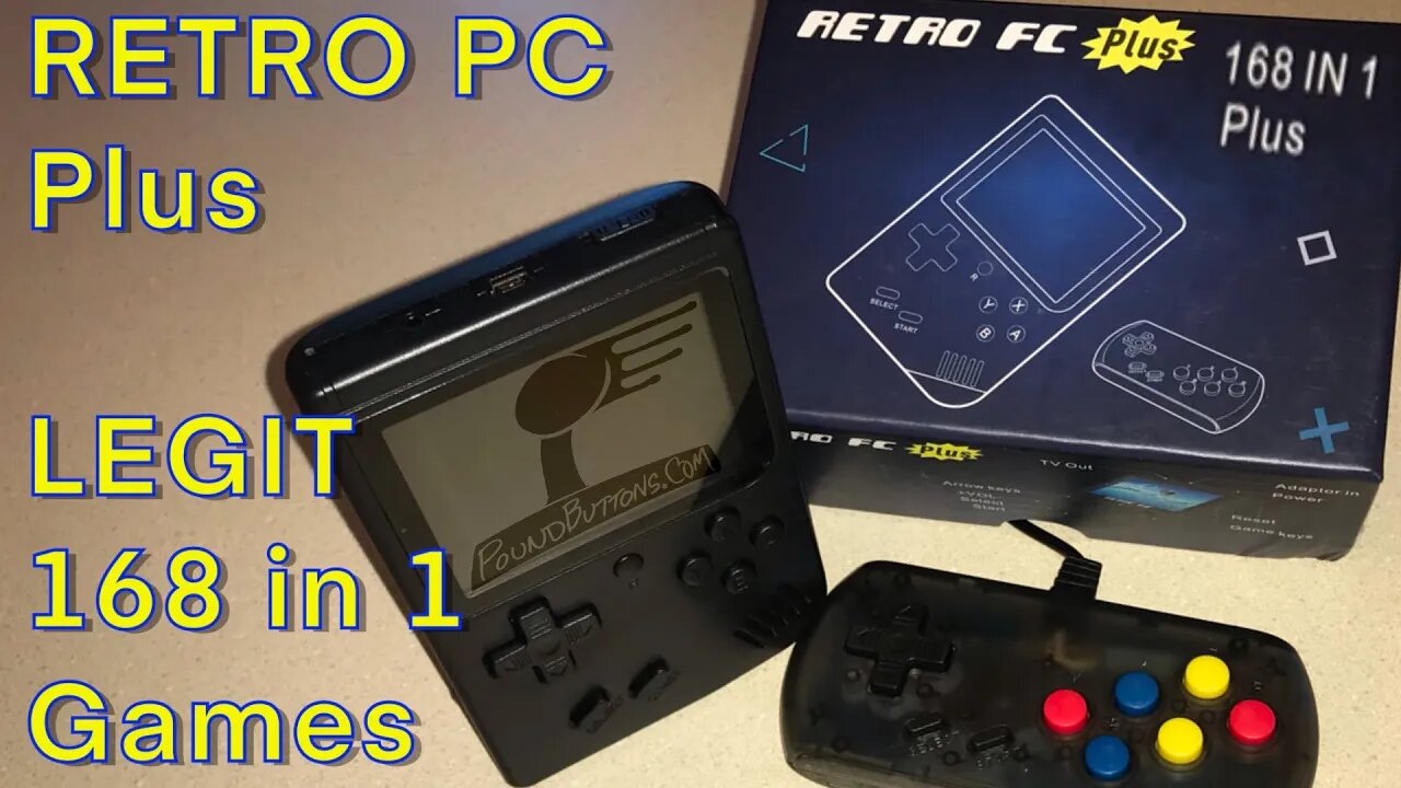 Retro FC PLUS Review 168 in 1 Games