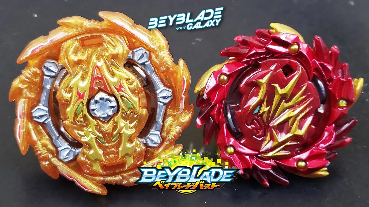 BUSHIN ASHURA .13.αn SEN vs SHINING αMATERIOS .0.Ds' - Beyblade Burst ベイブレードバースト