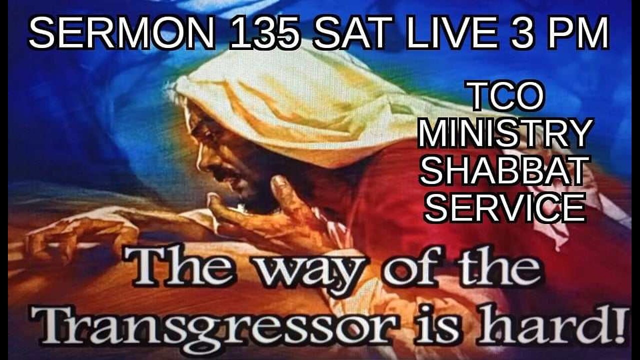 SERMON 135 (POVERBS 13;15 ) THE WAY OF THE TRANSGRESSOR IS HARD 🙏PASTOR LOUIS TORRES🙏