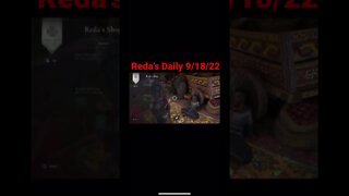 Reda’s Daily 9/18/22